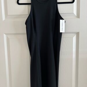 Outdoor Voices Black Midi Dress Athena